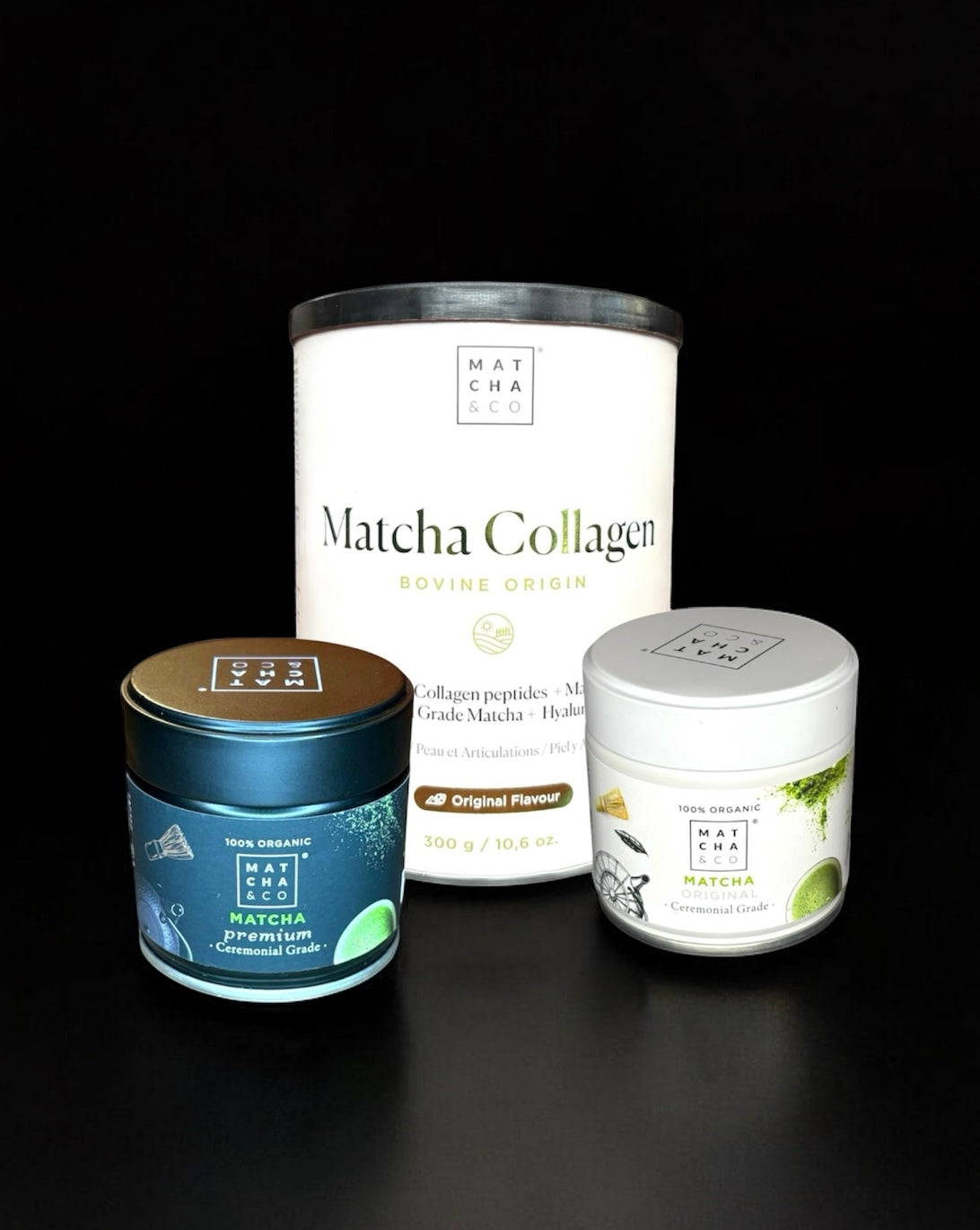Matcha Tee Sammlung - Premium, Original & Kollagen | Fitaura