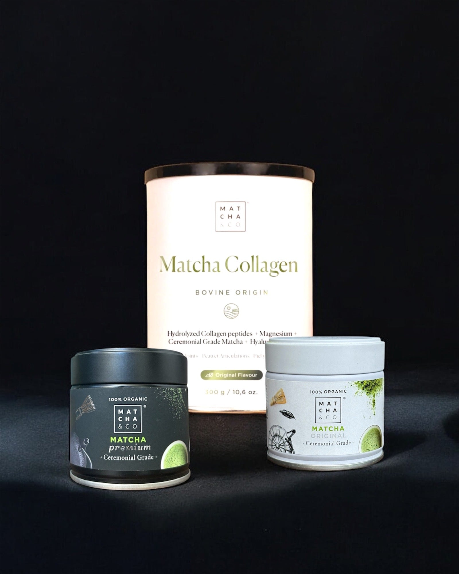 Matcha Tee Sammlung - Premium, Original & Kollagen | Fitaura