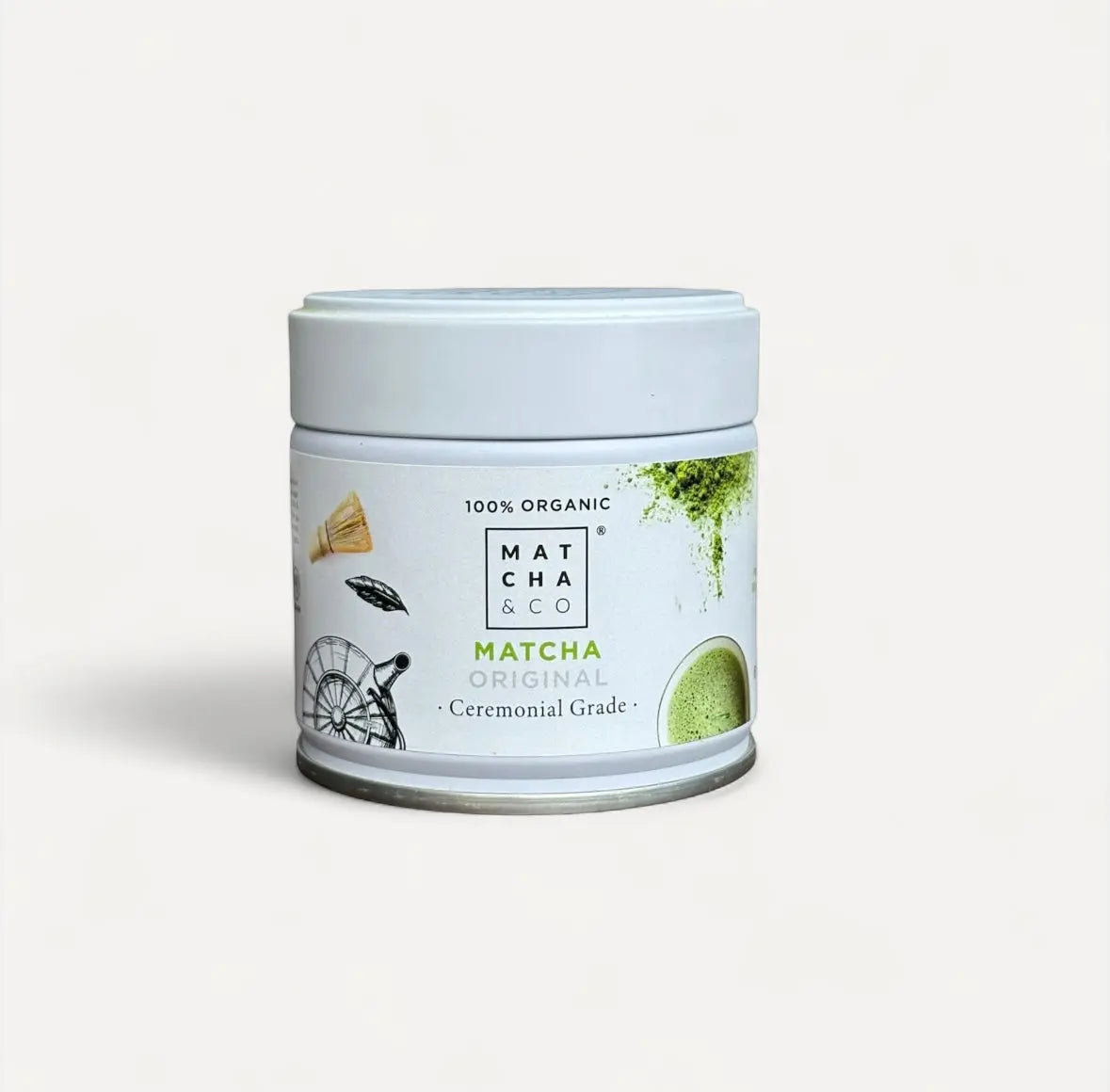 Bio Matcha Tee Pulver aus Japan - original Matcha Tee Dose 