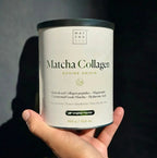 Kollagen ohne Zusätze kombiniert mit bio matcha, typ 1 & 3