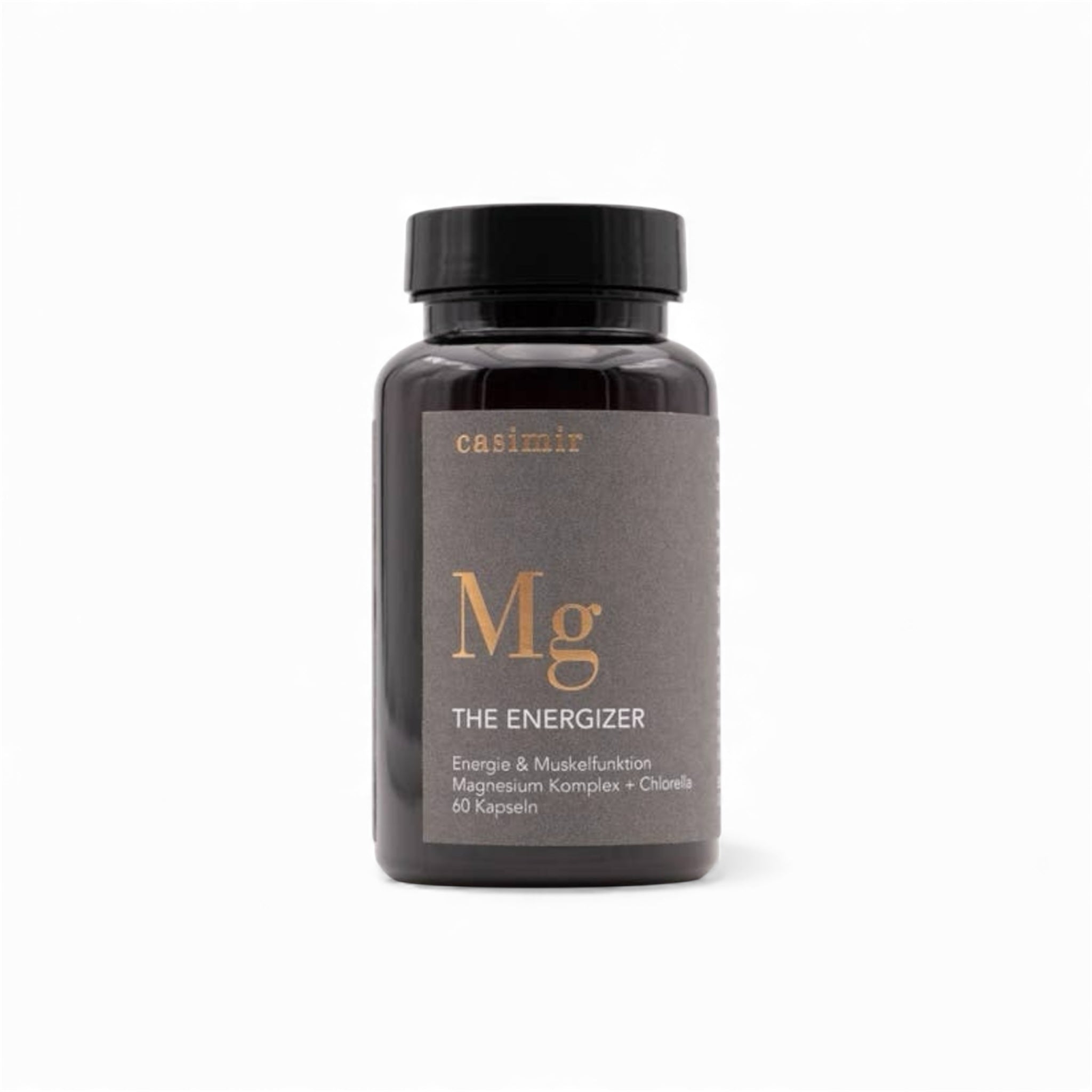 Casimir Magnesium Komplex “The Energizer” – Nahrungsergänzung mit Chlorella für Frauen, 60 Kapseln